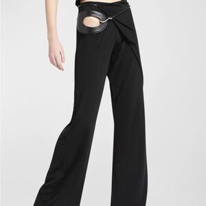 TOM FORD cut-out wide-leg silk trousers (size 44 Italian)